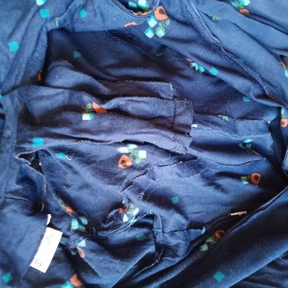 sz 8 Vintage David Crystal LaCoste Dress 1970's Disco Mod Knit Belted True Boho - Picture 11 of 12